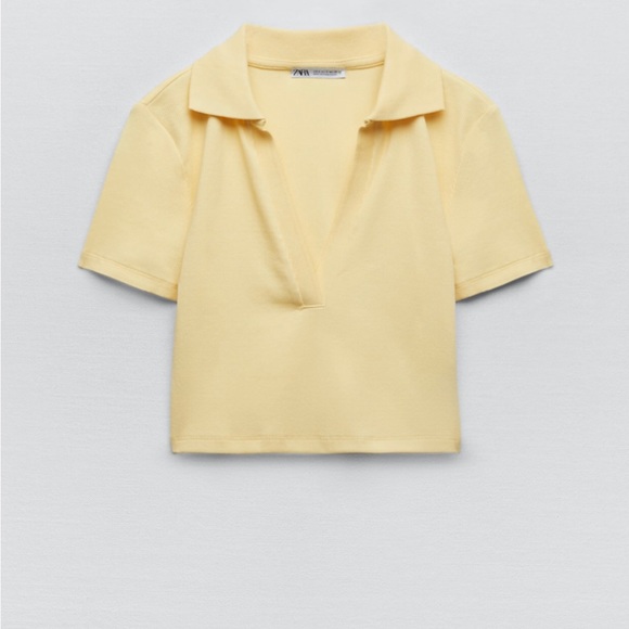 Zara - Polo Crop Top - Picture 4 of 6